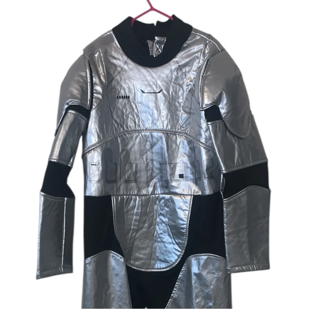 Disney Store Star Wars Captain Phasma Costume Child Size Small 7/8 Bodysuit Only - Picture 2 of 7
